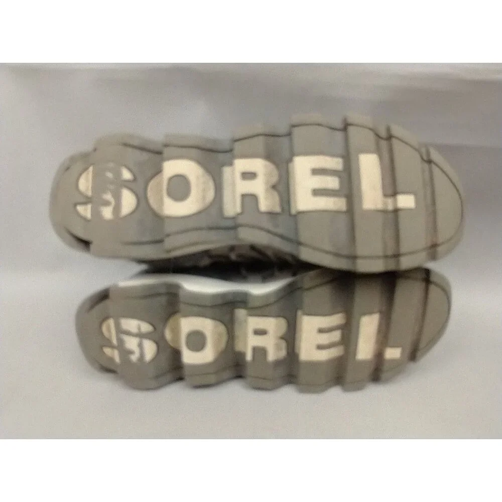 Sorel Shoes Womens 9 Kinetic Lace Running Sneakers Gray Lace‎ Up Low NL3227-081
